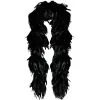 Black Fantasy Feather Boa Deluxe 72in -Party Themes Sales 175623