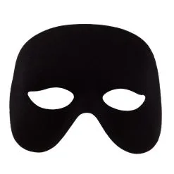 Black Domino Cocktail Mask