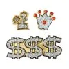 Bling Rings Set 3ct 2 Bling Rings Set 3ct -Party Themes Sales 175886