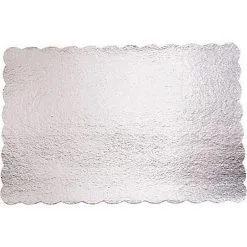Silver 14in X 21in Cake Board
