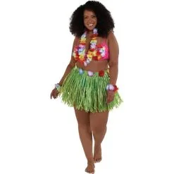 Adult Large Faux Grass Skirt Kit, 5pc 7 Adult Large Faux Grass Skirt Kit, 5pc -Party Themes Sales 215393 01
