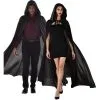Adult Black Hooded Cape -Party Themes Sales 27066