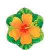 Orange Hibiscus Balloon, 17in -Party Themes Sales 304994