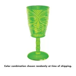 Tiki Plastic Wine Glass 14oz -Party Themes Sales 345889 02