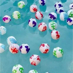 Mini Inflatable Beach Balls 24ct 5 Mini Inflatable Beach Balls 24ct -Party Themes Sales 346776 01