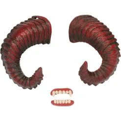 Demon Horns With Teeth 5 Demon Horns With Teeth -Party Themes Sales 393328 01
