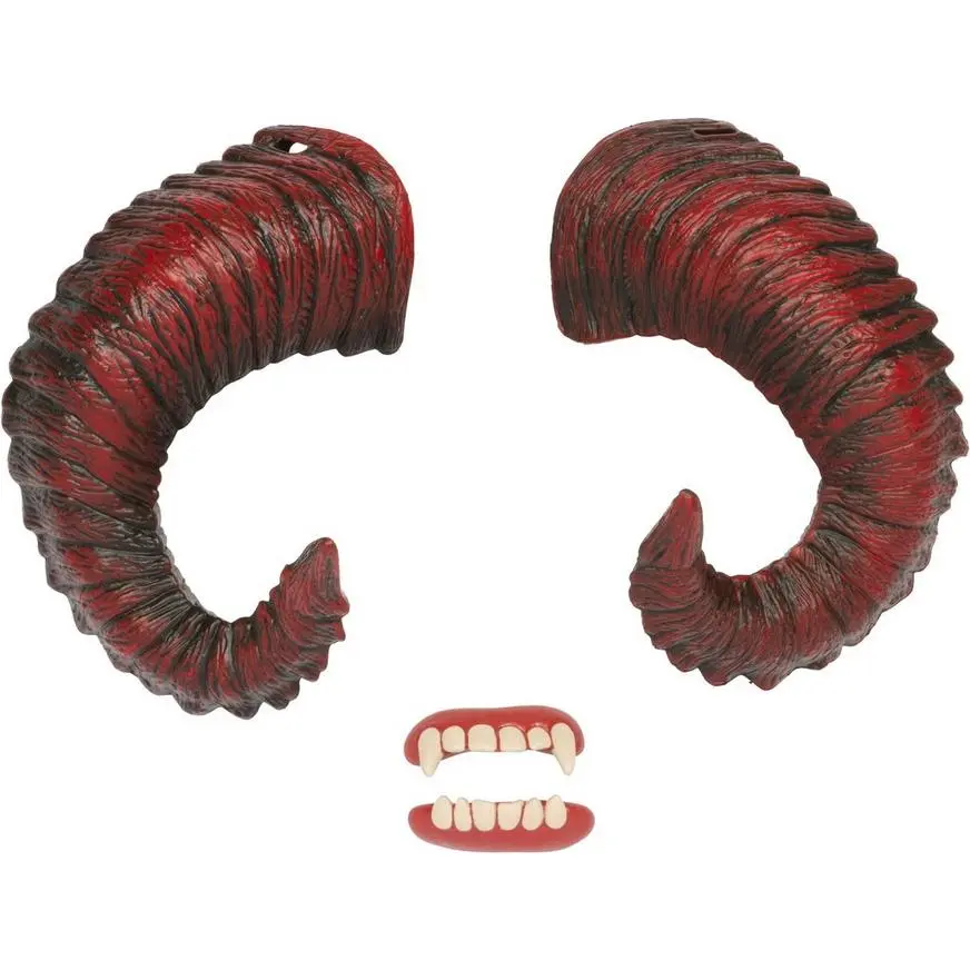 Demon Horns With Teeth 4 Demon Horns With Teeth - Image 2