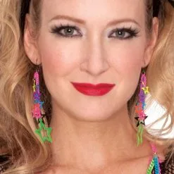 Multi Color Dangle Earrings -Party Themes Sales 393348 01