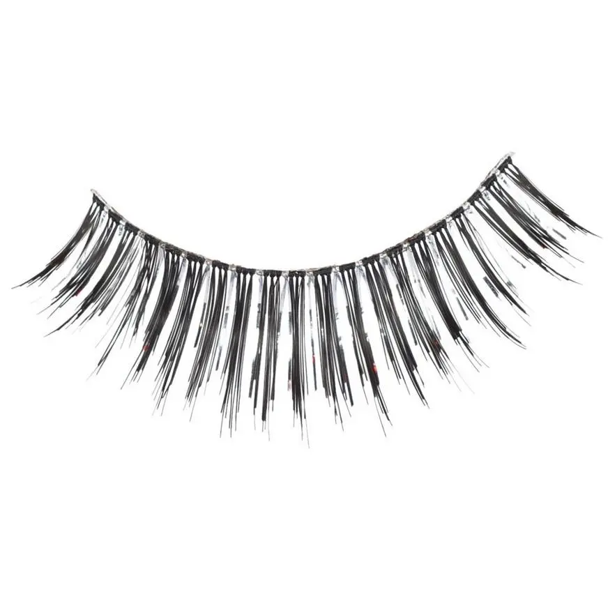 Silver Foil False Eyelashes 4 Silver Foil False Eyelashes - Image 2