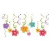 Hibiscus Swirl Decorations 12ct -Party Themes Sales 429937