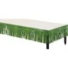 Green Faux Grass Plastic Fringe Table Skirt, 50ft X 10in 1 Green Faux Grass Plastic Fringe Table Skirt, 50ft X 10in -Party Themes Sales 429944