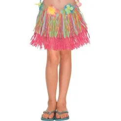 Child Rainbow Hula Skirt