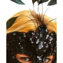 After Dark Feather Masquerade Mask -Party Themes Sales 447531 01