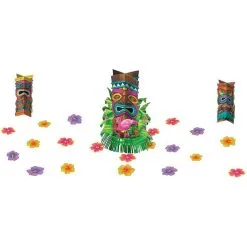 Tiki Fringe Centerpiece Kit 23pc