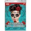Sugar Skull Face Tattoos 2 Sheets 2 Sugar Skull Face Tattoos 2 Sheets -Party Themes Sales 538487