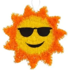 Hanging Tinsel Sun