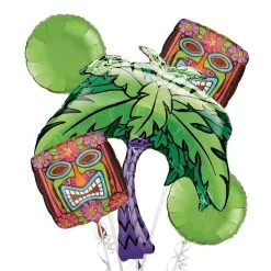 Tiki Balloon Bouquet 5pc