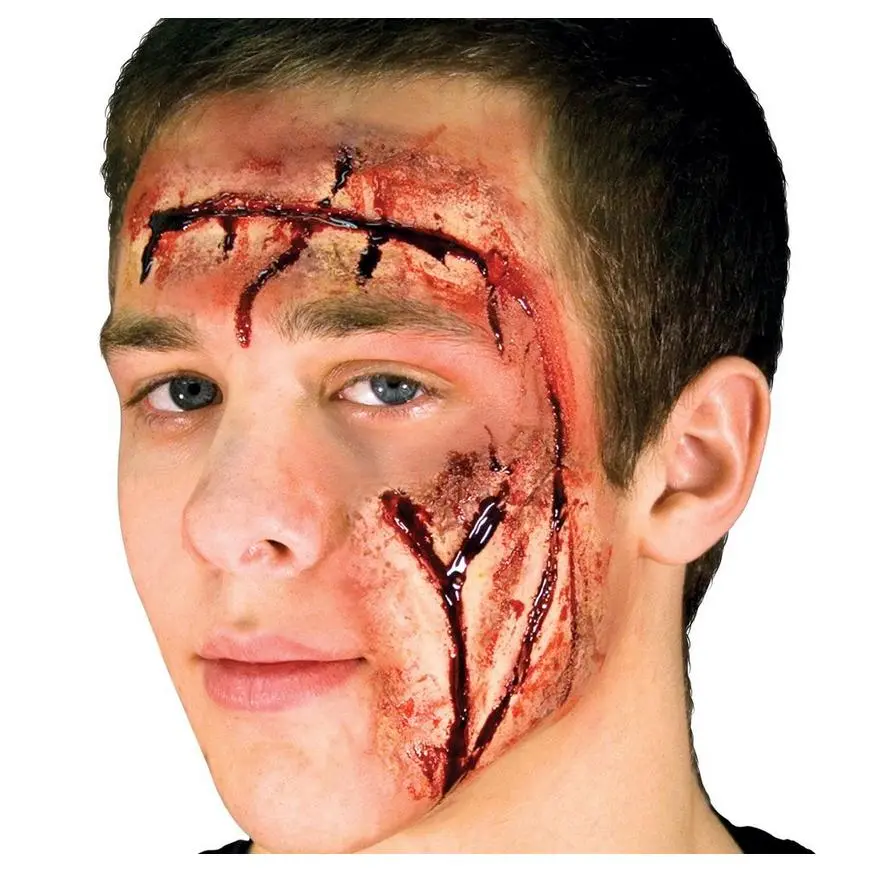 Face Cuts Prosthetics 3 Face Cuts Prosthetics