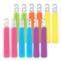 Multicolored Glow Stick Necklaces 12ct