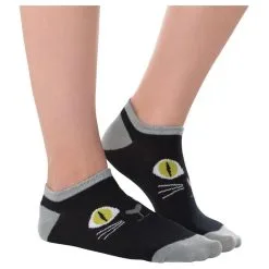 Black Cat Ankle Socks