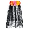 Floral Black Lace Veil - Day Of The Dead -Party Themes Sales 627821