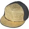 Gold Studded Hip Hop Hat 2 Gold Studded Hip Hop Hat -Party Themes Sales 627974