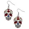 Sugar Skull Earrings - Day Of The Dead -Party Themes Sales 631116