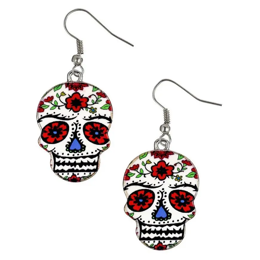 Sugar Skull Earrings - Day Of The Dead 3 Sugar Skull Earrings - Day Of The Dead