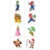 Super Mario Tattoos 1 Sheet 1 Super Mario Tattoos 1 Sheet -Party Themes Sales 658561