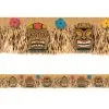 AMSCAN Vintage Tiki & Hibiscus Plastic Grass Fringe Banner, 5.8ft 1 AMSCAN Vintage Tiki & Hibiscus Plastic Grass Fringe Banner, 5.8ft -Party Themes Sales 667425