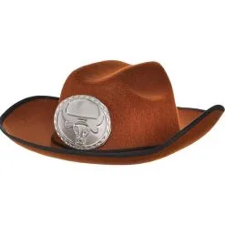 Child Brown Cowboy Hat