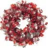Fall Leaves Tinsel Wreath 1 Fall Leaves Tinsel Wreath -Party Themes Sales 690075