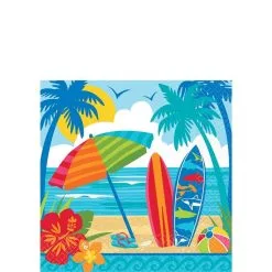 Sun & Surf Beach Basic Party Kit For 18 Guests 14 Sun & Surf Beach Basic Party Kit For 18 Guests -Party Themes Sales 757183 03