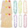 Adult Luau Hula Skirt Costume Accessory Kit For 6 Guests 2 Adult Luau Hula Skirt Costume Accessory Kit For 6 Guests -Party Themes Sales 757199