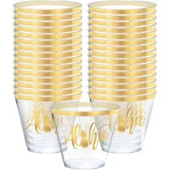 AMSCAN You Had Me At Aloha Plastic Cups 30ct