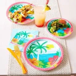 AMSCAN Summer Vibes Lunch Plates 60ct 5 AMSCAN Summer Vibes Lunch Plates 60ct -Party Themes Sales 780547 01