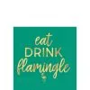 AMSCAN Eat Drink Flamingle Beverage Napkins 16ct -Party Themes Sales 780581