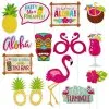 AMSCAN Glitter Tropical Photo Booth Props 13ct -Party Themes Sales 780584