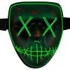 ALMAR SALES COMPANY INC Light-Up Green Stitch Face Mask 2 ALMAR SALES COMPANY INC Light-Up Green Stitch Face Mask -Party Themes Sales 792802