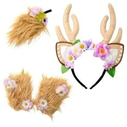 M&J TRIMMMINGS / PAPILLION ACCESSORIES Womens Woodland Deer Costume Accessory Kit -Party Themes Sales 793556 01