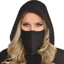 AMSCAN Black Ninja Mask 5 AMSCAN Black Ninja Mask -Party Themes Sales 793573 01
