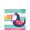 Creative Converting Striped Tropical Beverage Napkins 16ct -Party Themes Sales 793884
