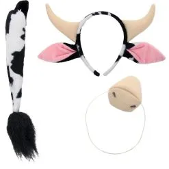ELOPE INC Girls Cow Costume Accessory Kit -Party Themes Sales 795415 01