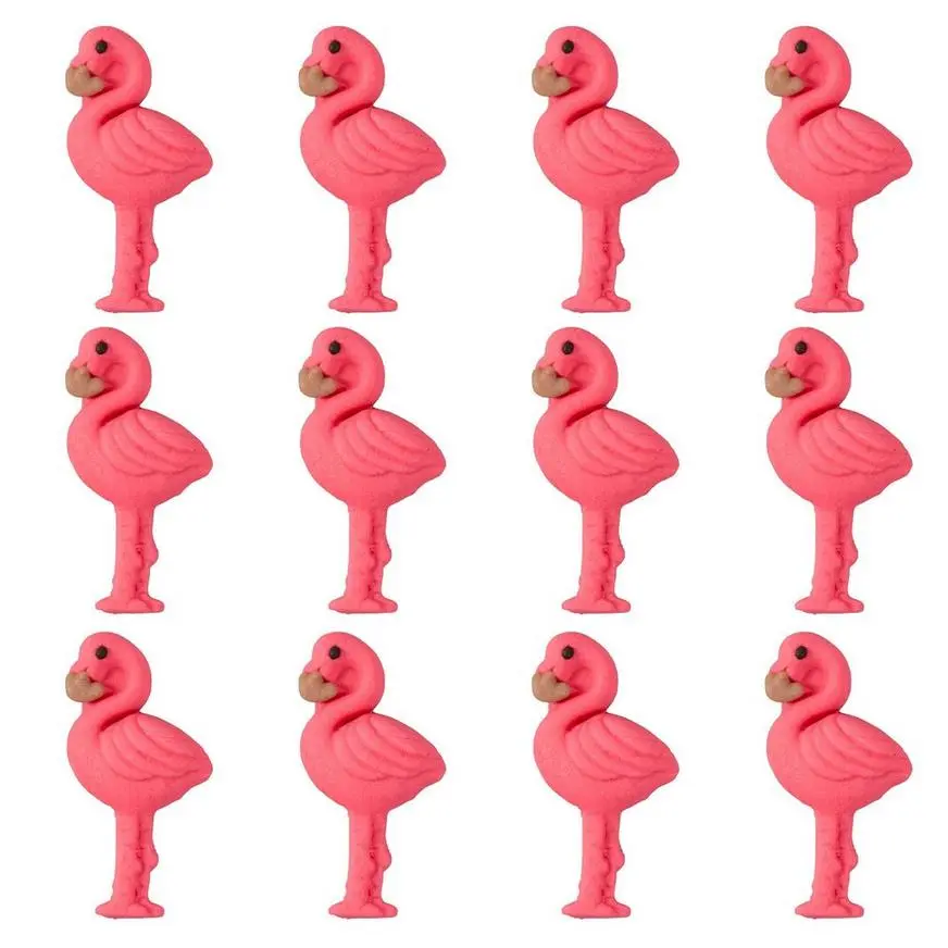 Wilton Flamingo Icing Decorations 12ct 3 Wilton Flamingo Icing Decorations 12ct