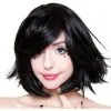 ROCKSTAR WIGS LLC Stylish Short Black Wig