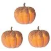 Glitter Gold Topped Pumpkins 3ct -Party Themes Sales 796783