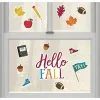 Glitter Hello Fall Cling Decals 16pc 1 Glitter Hello Fall Cling Decals 16pc -Party Themes Sales 796847