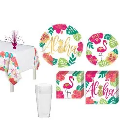 Party City You Had Me At Aloha Party Pack For 16 Guests