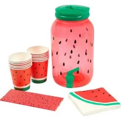 SUNNYLIFE LLC Watermelon Drink Dispenser Kit