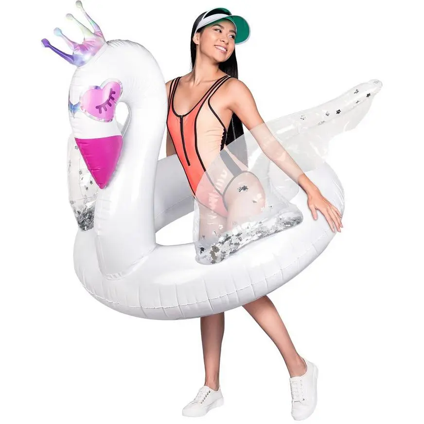 Almar Sales Swan Confetti Pool Float 4 Almar Sales Swan Confetti Pool Float - Image 2